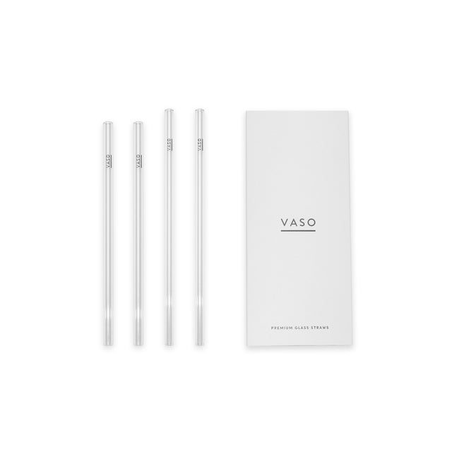 VASO Mixed Premium Glass Straws 4 Pack