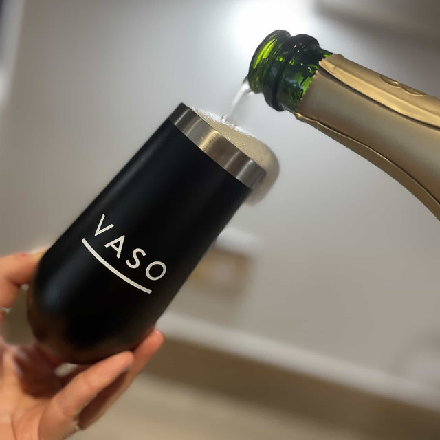 VASO Stainless Steel Insulated Champagne Flute