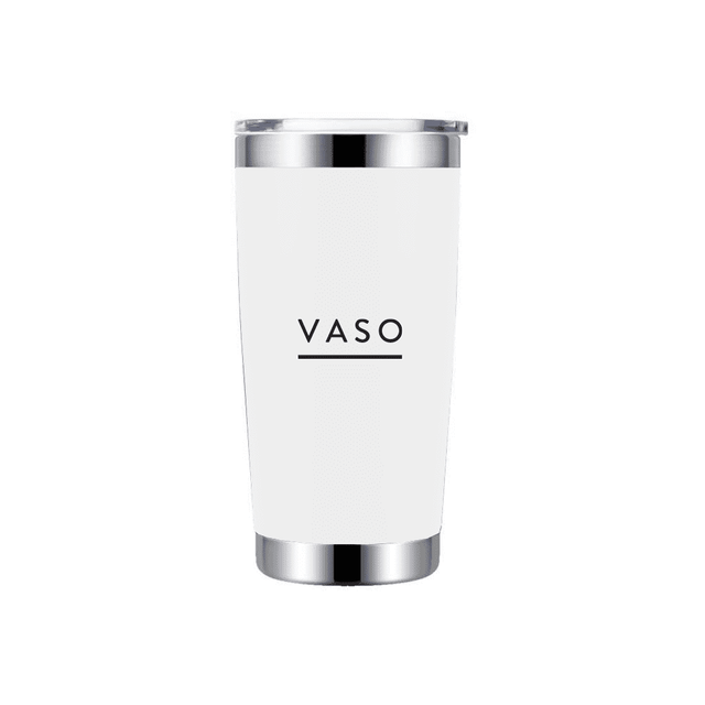 VASO Insulated Stainless Steel Coffee Tumbler 550ml White